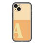 スリムプロテクションプレミアムケース［ オリジナル - initial two tone - A orange ］