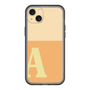 スリムプロテクションプレミアムケース［ オリジナル - initial two tone - A orange ］