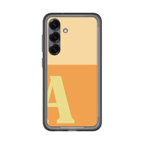 スリムプロテクションプレミアムケース［ オリジナル - initial two tone - A orange ］