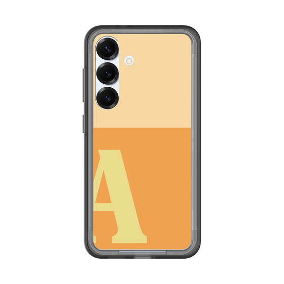 スリムプロテクションプレミアムケース［ オリジナル - initial two tone - A orange ］