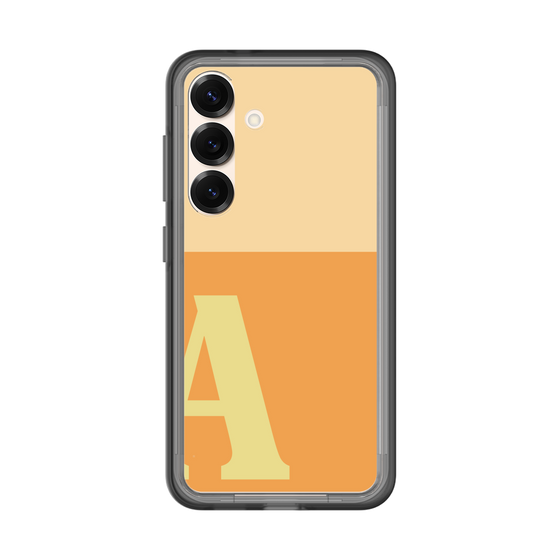 スリムプロテクションプレミアムケース［ オリジナル - initial two tone - A orange ］