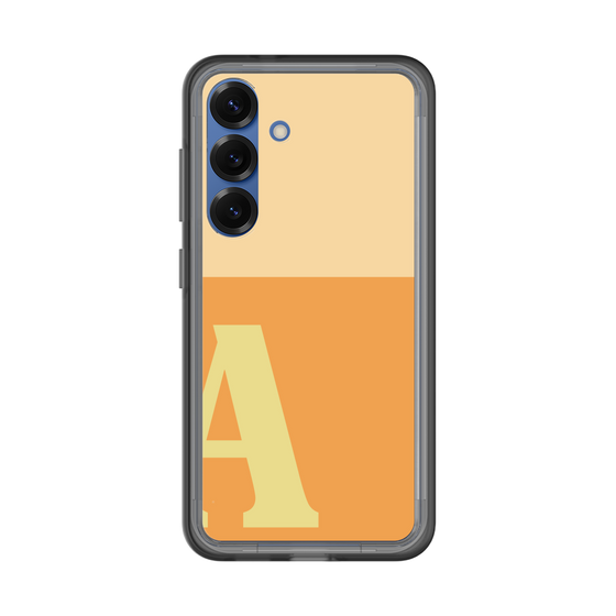 スリムプロテクションプレミアムケース［ オリジナル - initial two tone - A orange ］