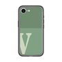 スリムプロテクションプレミアムケース［ オリジナル - initial two tone - V green ］