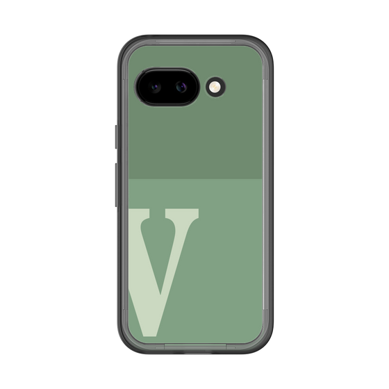 スリムプロテクションプレミアムケース［ オリジナル - initial two tone - V green ］