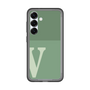 スリムプロテクションプレミアムケース［ オリジナル - initial two tone - V green ］