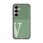 スリムプロテクションプレミアムケース［ オリジナル - initial two tone - V green ］