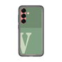 スリムプロテクションプレミアムケース［ オリジナル - initial two tone - V green ］