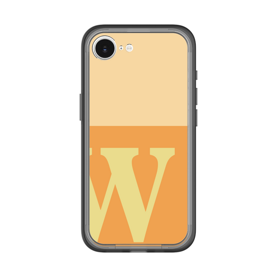 スリムプロテクションプレミアムケース［ オリジナル - initial two tone - W orange ］