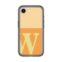 スリムプロテクションプレミアムケース［ オリジナル - initial two tone - W orange ］