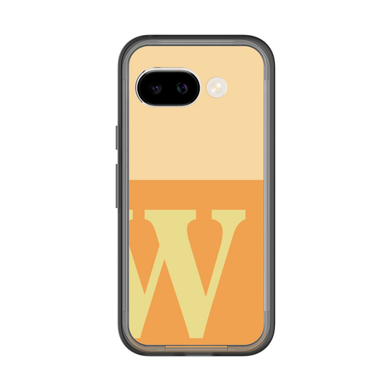 スリムプロテクションプレミアムケース［ オリジナル - initial two tone - W orange ］