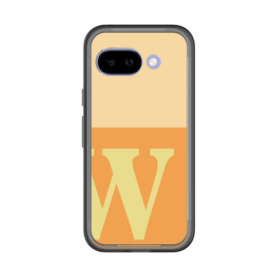 スリムプロテクションプレミアムケース［ オリジナル - initial two tone - W orange ］