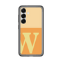 スリムプロテクションプレミアムケース［ オリジナル - initial two tone - W orange ］