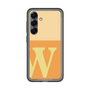 スリムプロテクションプレミアムケース［ オリジナル - initial two tone - W orange ］