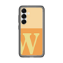 スリムプロテクションプレミアムケース［ オリジナル - initial two tone - W orange ］
