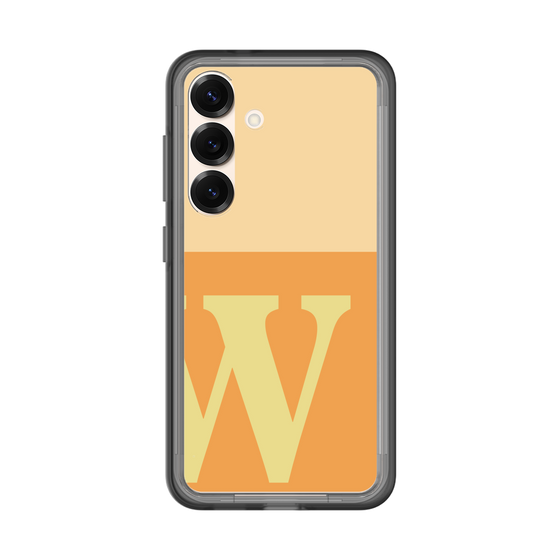 スリムプロテクションプレミアムケース［ オリジナル - initial two tone - W orange ］