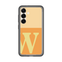 スリムプロテクションプレミアムケース［ オリジナル - initial two tone - W orange ］