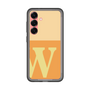 スリムプロテクションプレミアムケース［ オリジナル - initial two tone - W orange ］
