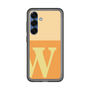 スリムプロテクションプレミアムケース［ オリジナル - initial two tone - W orange ］