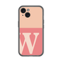 スリムプロテクションプレミアムケース［ オリジナル - initial two tone - W pink ］