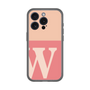 スリムプロテクションプレミアムケース［ オリジナル - initial two tone - W pink ］