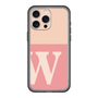 スリムプロテクションプレミアムケース［ オリジナル - initial two tone - W pink ］