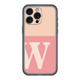 スリムプロテクションプレミアムケース［ オリジナル - initial two tone - W pink ］