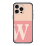 スリムプロテクションプレミアムケース［ オリジナル - initial two tone - W pink ］