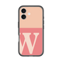 スリムプロテクションプレミアムケース［ オリジナル - initial two tone - W pink ］