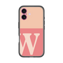 スリムプロテクションプレミアムケース［ オリジナル - initial two tone - W pink ］