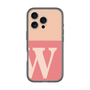 スリムプロテクションプレミアムケース［ オリジナル - initial two tone - W pink ］