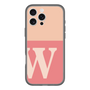 スリムプロテクションプレミアムケース［ オリジナル - initial two tone - W pink ］