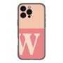 スリムプロテクションプレミアムケース［ オリジナル - initial two tone - W pink ］