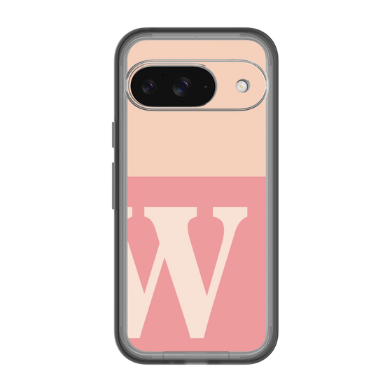 スリムプロテクションプレミアムケース［ オリジナル - initial two tone - W pink ］