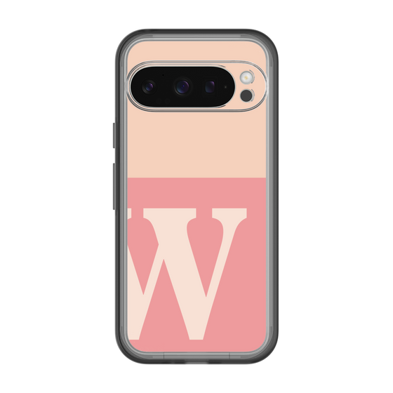 スリムプロテクションプレミアムケース［ オリジナル - initial two tone - W pink ］