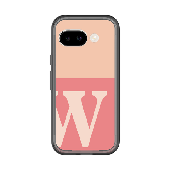 スリムプロテクションプレミアムケース［ オリジナル - initial two tone - W pink ］
