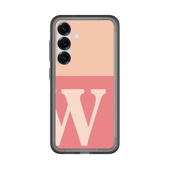 スリムプロテクションプレミアムケース［ オリジナル - initial two tone - W pink ］