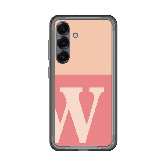 スリムプロテクションプレミアムケース［ オリジナル - initial two tone - W pink ］