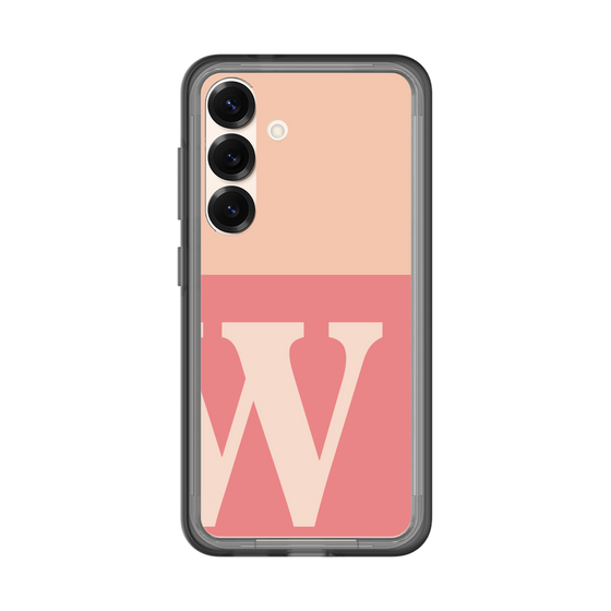 スリムプロテクションプレミアムケース［ オリジナル - initial two tone - W pink ］