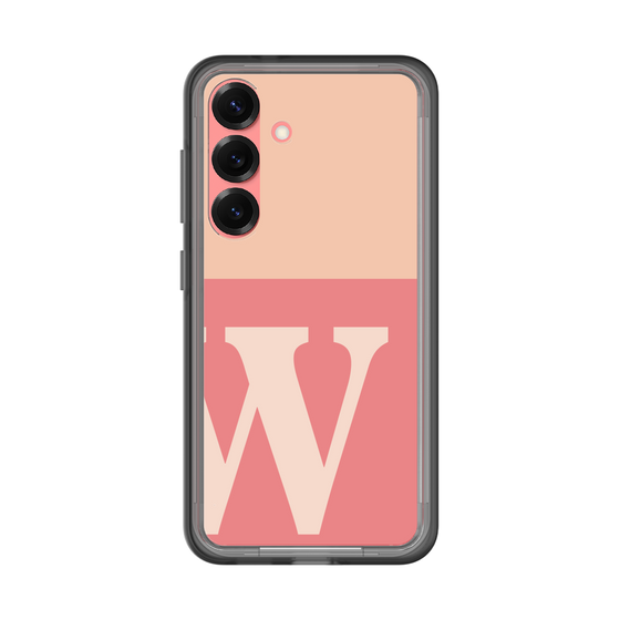 スリムプロテクションプレミアムケース［ オリジナル - initial two tone - W pink ］