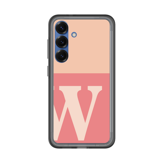 スリムプロテクションプレミアムケース［ オリジナル - initial two tone - W pink ］