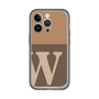 スリムプロテクションプレミアムケース［ オリジナル - initial two tone - W brown ］