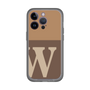 スリムプロテクションプレミアムケース［ オリジナル - initial two tone - W brown ］