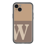 スリムプロテクションプレミアムケース［ オリジナル - initial two tone - W brown ］