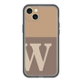 スリムプロテクションプレミアムケース［ オリジナル - initial two tone - W brown ］