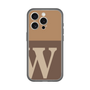 スリムプロテクションプレミアムケース［ オリジナル - initial two tone - W brown ］