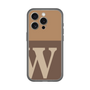 スリムプロテクションプレミアムケース［ オリジナル - initial two tone - W brown ］