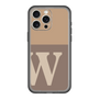 スリムプロテクションプレミアムケース［ オリジナル - initial two tone - W brown ］