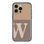 スリムプロテクションプレミアムケース［ オリジナル - initial two tone - W brown ］