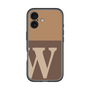 スリムプロテクションプレミアムケース［ オリジナル - initial two tone - W brown ］