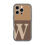 スリムプロテクションプレミアムケース［ オリジナル - initial two tone - W brown ］